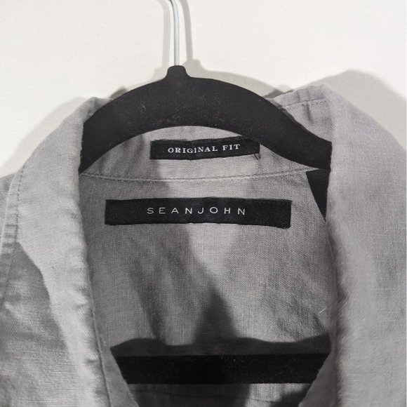 BUNDLE Sean John Linen Cotton Button Down Shirt Men's Size XL - Picture 9 of 9